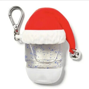 Bath & Body Works Santa Clause Hat with Bell Pocket *Bac Holder New with Tags